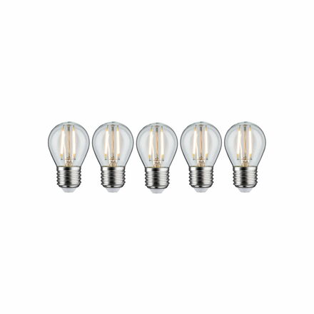 PAULMANN Filament set LED kapka E27 230V 5x2,6W 2700K čirá