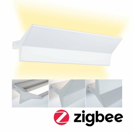 PAULMANN LED nástěnné svítidlo Smart Home Zigbee Stine měnitelná bílá / 230V 13W stmívatelné bílá mat