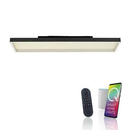 PAUL NEUHAUS LED stropní svítidlo Q-MAGONG černá stmívatelné Smarthome ZigBee 2700-5000K PN 6317-18