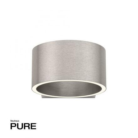 PAUL NEUHAUS LED nástěnné svítidlo PURE Clipse hliník stmívatelné 2700K PN 8561-95