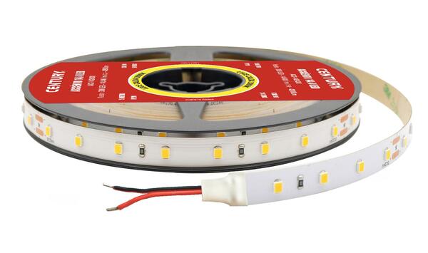 CENTURY LED pásek ACCENTO cívka 5m 4.8W/m 24W 3000K 1800Lm 120d IP20 24VDC CEN AC2-482430