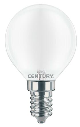 CENTURY LED FILAMENT MINI GLOBE SATEN 6W E14 4000K 806Lm 360d 45x80mm IP20 CEN INSH1G-061440