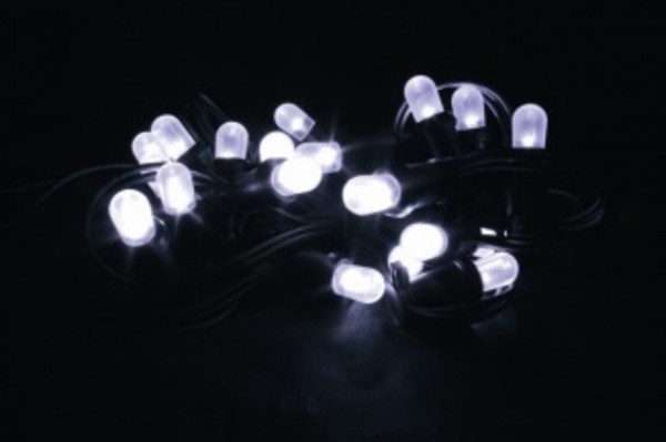 Řetěz LED E14 EXT, 3,1m/20ž/bílá