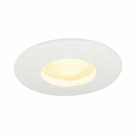 BIG WHITE OUT 65, venkovní stropní vestavné svítidlo, LED, 3000K, kulaté, bílé, 38°, 12 W, vč. ovladače 114461