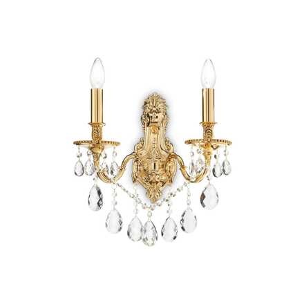 Ideal Lux GIOCONDA AP2 ARGENTO SVÍTIDLO NÁSTĚNNÉ 044910