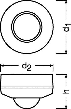 LEDVANCE DALI-2 SENSOR LS/PD W CM 4052899630468