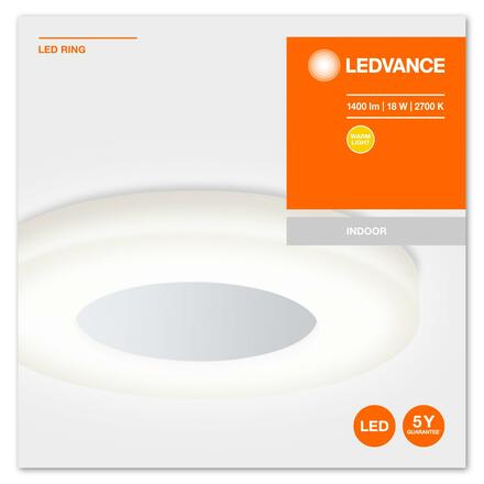 LEDVANCE LED Ring 18 W 2700K 4058075228436