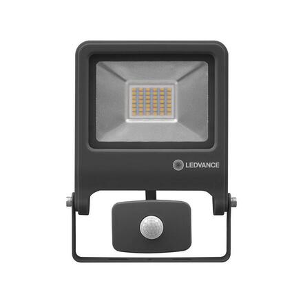 LEDVANCE LED reflektor ENDURA Flood Sensor 30 W 3000 K tmavě šedá 4058075239548