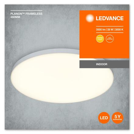 LEDVANCE stropní svítidlo Planon Frameless Round 450mm 28W 3000K 4058075470736