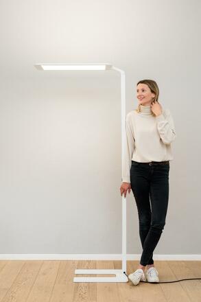 LEDVANCE LED stojací lampa do kanceláře FLOOR HOME OFFICE 43W 840 WT EU PLUG 4058075554191