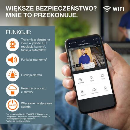 LEDVANCE SMART+ Wifi Wall Camera Control 4058075564602