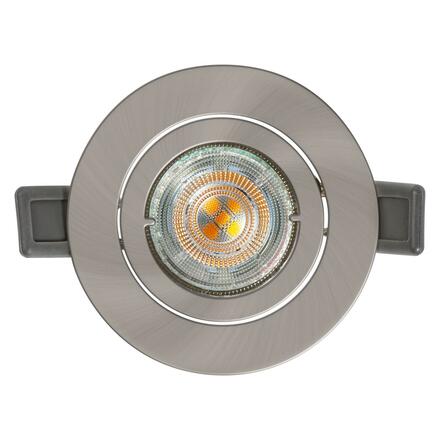 LEDVANCE zapuštěné svítidlo Spotlight Recess Set vč. Osram LED 4.3W GU10 kartáčovaný nikl 4058075573017