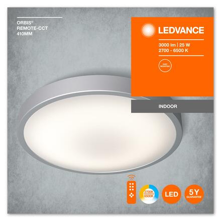 LEDVANCE stropní svítidlo Orbis Remote-CCT s dálkovým ovládáním 410mm 25W 4058075651777