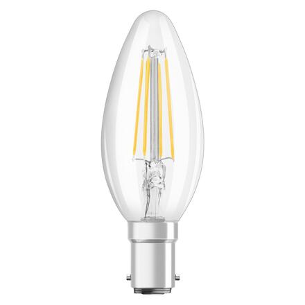 LEDVANCE LED Star Classic B 40 Filament 4W 827 Clear B15d 4058075654532