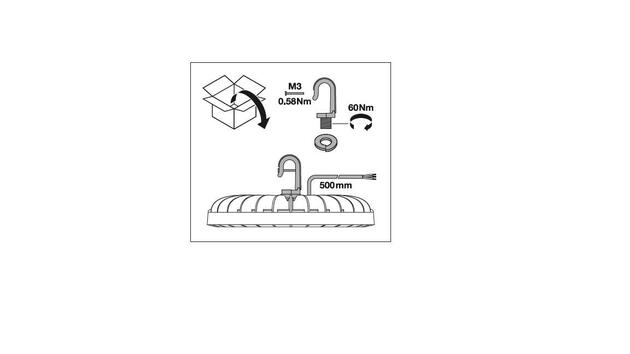 LEDVANCE HB COMP V 166W 865 110DEG IP65 4058075708228