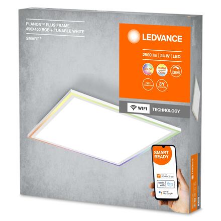 LEDVANCE SMART+ Wifi Planon Plus Frame stropní svítidlo 450x450mm RGB + TW 4058075752627