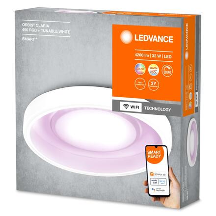 LEDVANCE SMART+ Wifi Orbis Claria stropní svítidlo 490mm RGB + TW 4058075754775