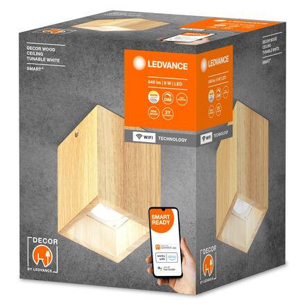 LEDVANCE SMART+ Wifi Decor dřevěné stropní svítidlo TW 4058075757660