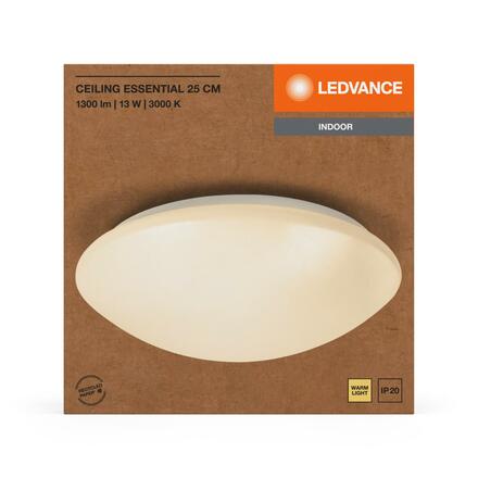 LEDVANCE stropní svítidlo Ceiling Essential 250mm 13W 3000K 4058075762473