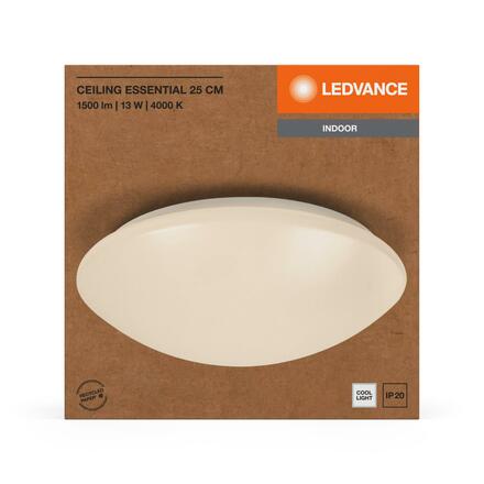 LEDVANCE stropní svítidlo Ceiling Essential 250mm 13W 4000K 4058075762497