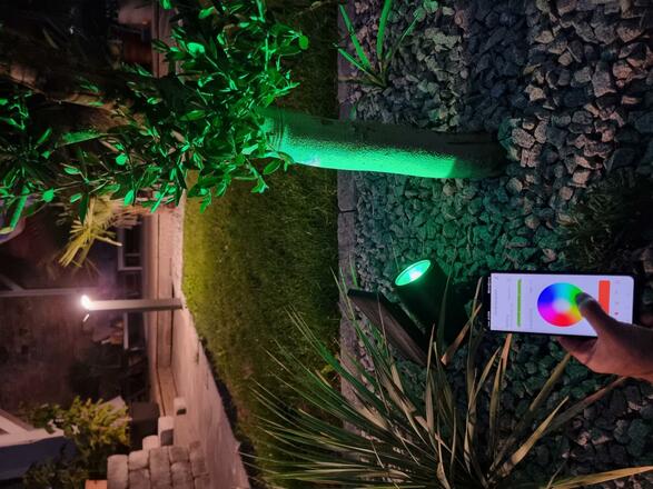 LEDVANCE SMART+ BT Solar Spot Light solární bodové svítidlo se zápichem RGB + TW 4058075763883