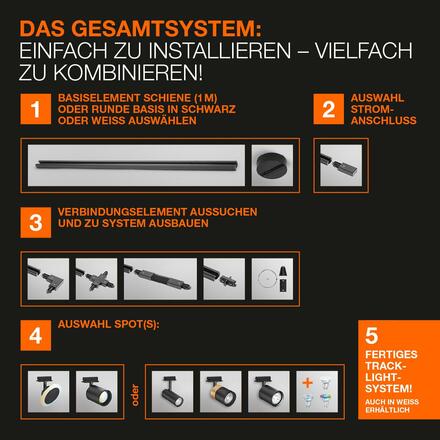 LEDVANCE 1f Tracklight koncové napájení černé 4058075763982