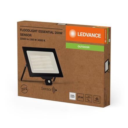 LEDVANCE LED reflektor Floodlight Essential Sensor 200W 4000K 4058075831636