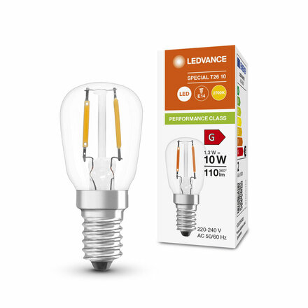 LEDVANCE LED SPECIAL T26 10 P 1.3W 827 FIL E14 4099854066108
