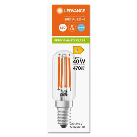 LEDVANCE LED SPECIAL T26 40 P 4.2W 827 FIL E14 4099854066665