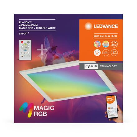 LEDVANCE SMART+ Wifi Planon Magic stropní svítidlo 450x450mm 4099854090394