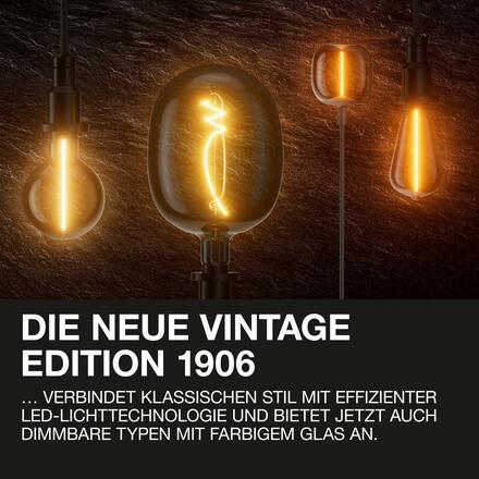LEDVANCE Vintage 1906 Edison 30 Filament DIM 7.8W 818 Smoke E27 4099854090981