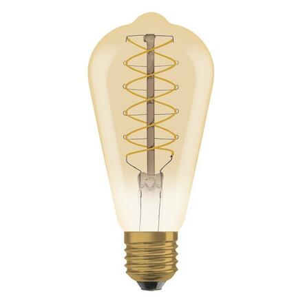 LEDVANCE Vintage 1906 Edison 48 Filament DIM 7W 822 Gold E27 4099854091049
