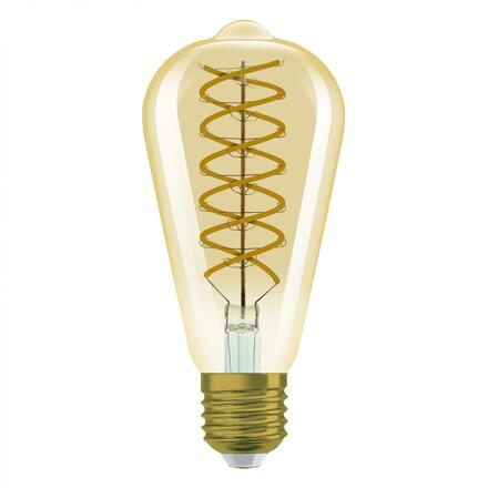 LEDVANCE Vintage 1906 Edison 60 Filament DIM 8.8W 824 Gold E27 4099854137846