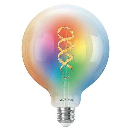 LEDVANCE SMART+ MATTER RGB Filament Globe 125 40 4.8W 827-865 Multicolor E27 4099854195020