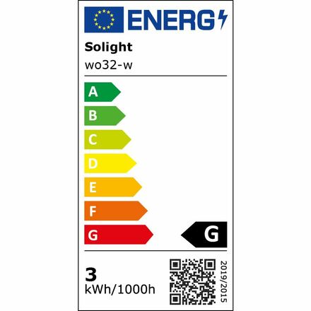 Solight LED stolní lampička, 2.5W, 3000K, podstavec, bílá barva WO32-W