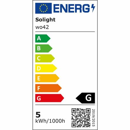 Solight LED stmívatelná lampička 2v1, podstavec i klip, 5W 4000K, 3 barevné kryty WO42