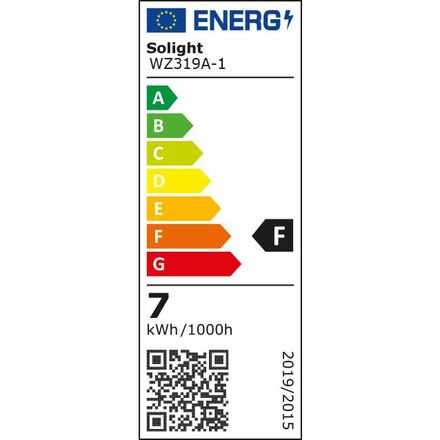 Solight LED žárovka, bodová , 7W, GU10, 4000K, 595lm, bílá WZ319A-1