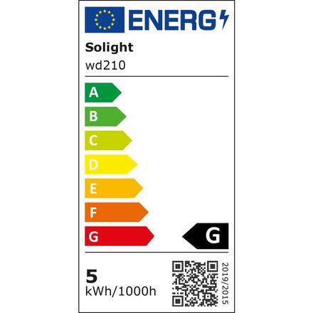 Solight LED podhledové světlo bodové, 5W, 400lm, 3000K, kulaté,  bílé WD210