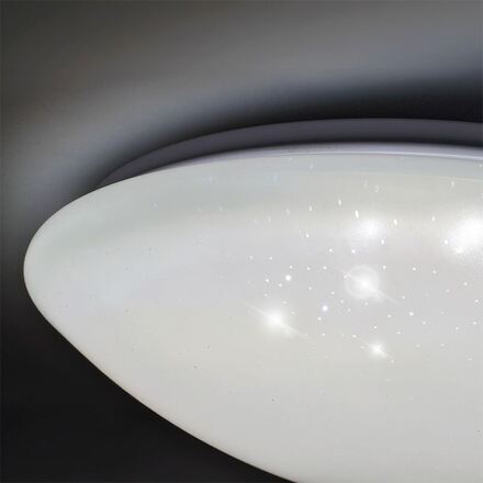 Solight LED stropní světlo Star, kulaté, 24W, 2400lm, dálkové ovládání, 37cm WO763