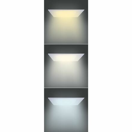 Solight LED mini panel CCT, podhledový, 6W, 450lm, 3000K, 4000K, 6000K, čtvercový WD147