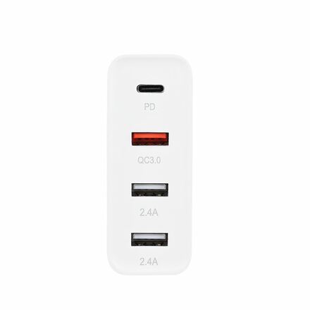 Solight adaptér 3+1, 48W, QC3.0+PD, 3x USB-A, 1x USB-C DC80