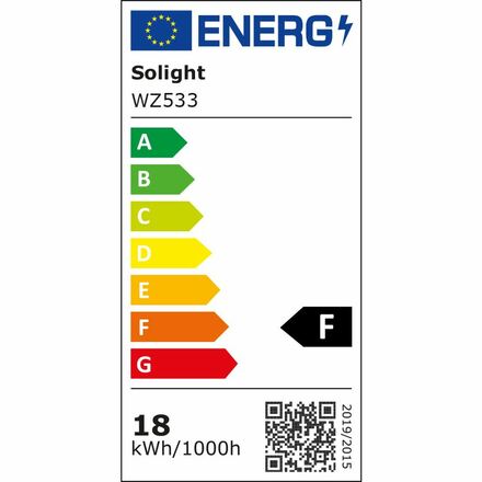 Solight LED žárovka, klasický tvar, 18W, E27, 3000K, 270°, 1710lm WZ533