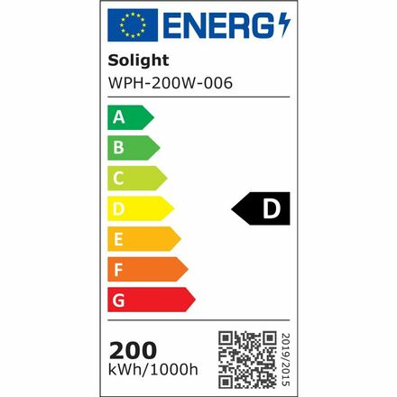 Solight high bay, 200W, 28000lm, 120°, Meanwell, 5000K, UGR WPH-200W-006