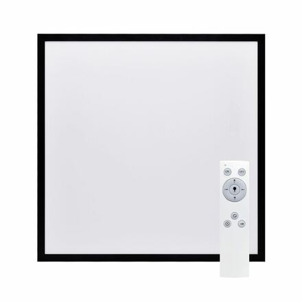 Solight LED stropní osvětlení s dálkovým ovládáním, čtvercové, dekor dřeva, 3000lm, 40W, 45x45cm WO802