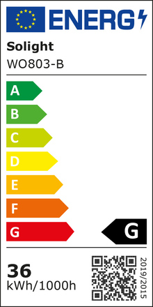 Solight LED stropní osvětlení  LECCE, 3CCT, 36W, 2100lm, 30cm, 3000/4000/6000K, černá WO803-B