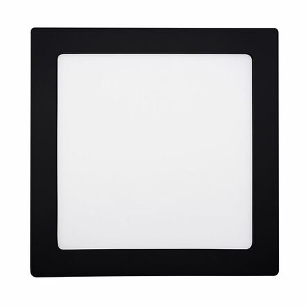Solight LED mini panel CCT, přisazený, 18W, 1530lm, 3000K, 4000K, 6000K, čtvercový, černá barva WD173-B