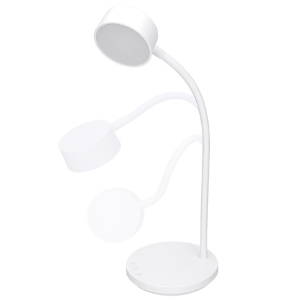 Solight LED stolní lampička, 4,5W, 300lm, 3CCT, bílá, podstavec WO3000-W