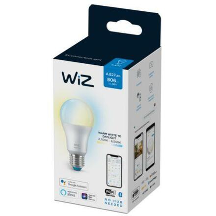 LED Žárovka WiZ Tunable White 8718699787035 E27 A60 8-60W 806lm 2700-6500K, stmívatelná