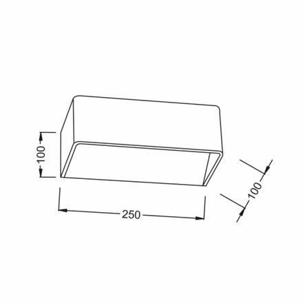 ACA Lighting Wall&Ceiling LED nástěnné svítidlo L35037WD