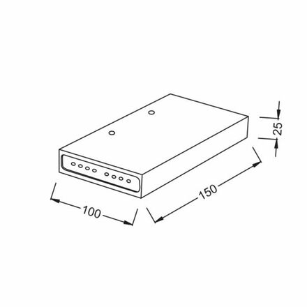 ACA Lighting Wall&Ceiling LED nástěnné svítidlo L36310150B